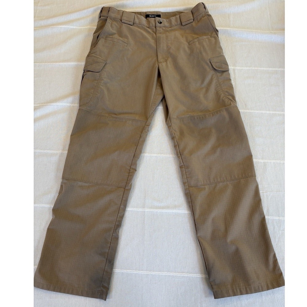 5.11 Stryke Cargo Pants 36x32 Tan Flex-Tac Stretch EDC Gorpcore Workwear Duty